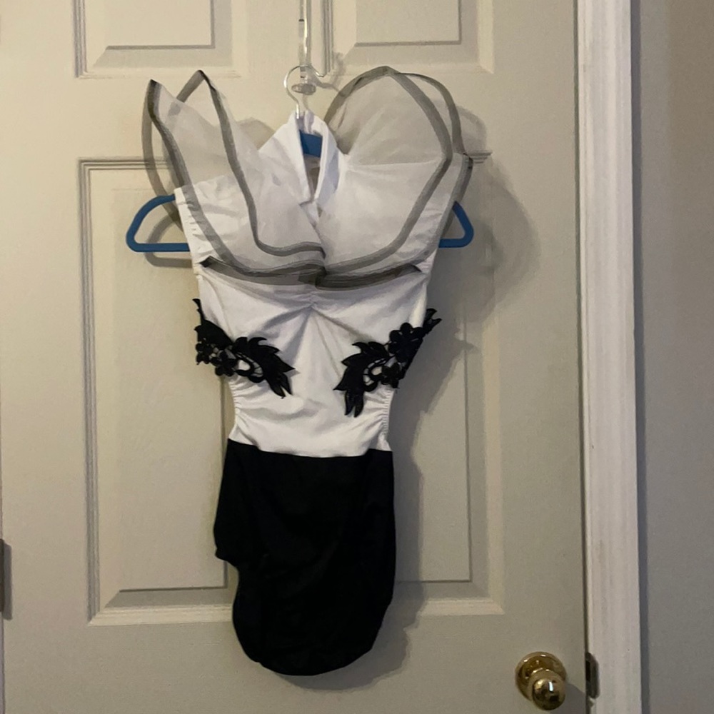 Black and White Dance Costume